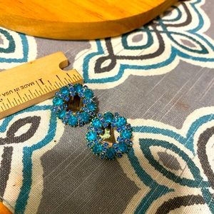 Vintage costume clip on earrings